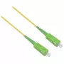 HELOS cabo de rede de fibra ótica OS2 Simplex LSZH 2,0 mm SC/APC-SC/APC amarelo 15 m