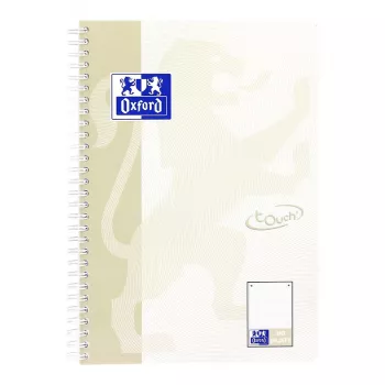 Caderno Oxford TOUCH B5 pontilhado bege 80 folhas 90 g/m²