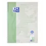 Bloco de apontamentos Oxford College A4+ 80 folhas 90 g/m² quadriculado azul 4 furos