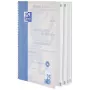 Bloco de apontamentos Oxford College A4+ 80 folhas pautado 4 furos branco 90 g/m²