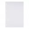 Bloco escolar Oxford reciclado DIN A4 50 folhas pauta 20 colado no topo em branco 4 furos - A4