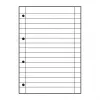 Caderno escolar Oxford Lineatur 37 pautado DIN A4 com margem interior e exterior 16 folhas