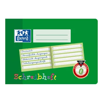Oxford 100050100 caderno A5 90 g/m2 verde