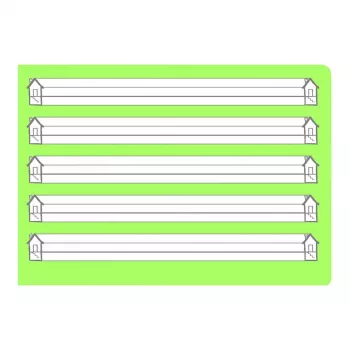 Oxford 100050100 caderno A5 90 g/m2 verde