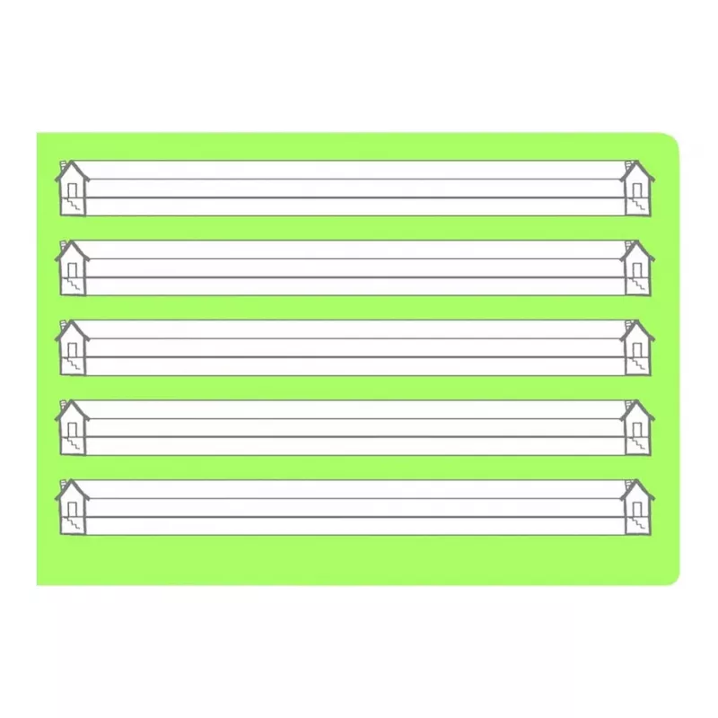 Oxford 100050100 caderno A5 90 g/m2 verde