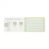 Oxford 100050100 caderno A5 90 g/m2 verde
