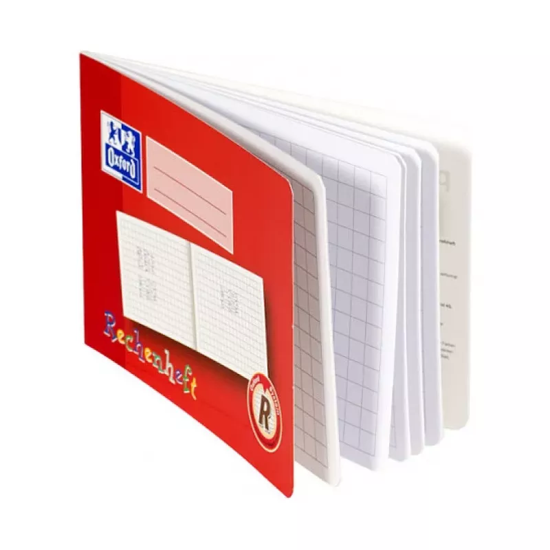 Oxford 100050106 caderno A5 90 g/m2 vermelho