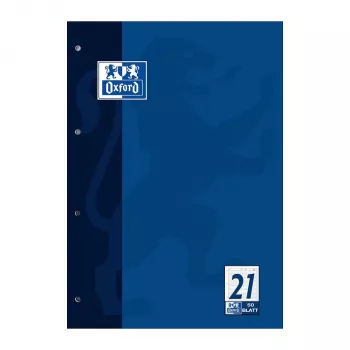 Bloco de trabalho Oxford 50 DIN A4 pautado Line 21 - A4