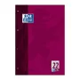 Bloco de escrita Oxford DIN A4 pautado Lineatur 22, 80 folhas, 90 g/m², branco