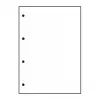 Bloco de cartas Oxford School perfurado DIN A4 liso Lineatur 20