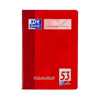 Oxford 100050336 caderno A4 90 g/m2 vermelho