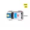 Dickie BMW XM Police Racer 203712034, com cabo