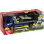 Transportador de automóveis Dickie Formula Transporter Team Split 203766000 com 2 carros die-cast