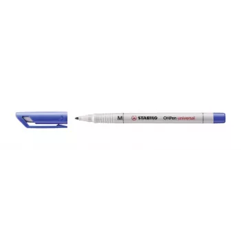STABILO OHPen Universal marcador permanente azul 1 mm ponta biselada média