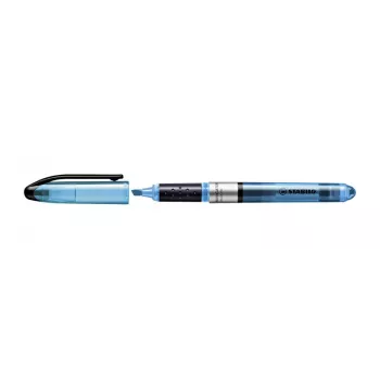 STABILO Navigator marcador - pack de 10 - azul - ponta biselada - 1 mm / 4 mm de espessura - tinta à base de água - plástico