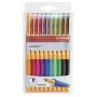 Caneta de gel STABILO PointVisco - multicolor - 0,5 mm - pack de 10