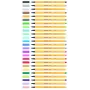 Caneta fineliner STABILO Point 88 0,4 mm - 20 cores sortidas