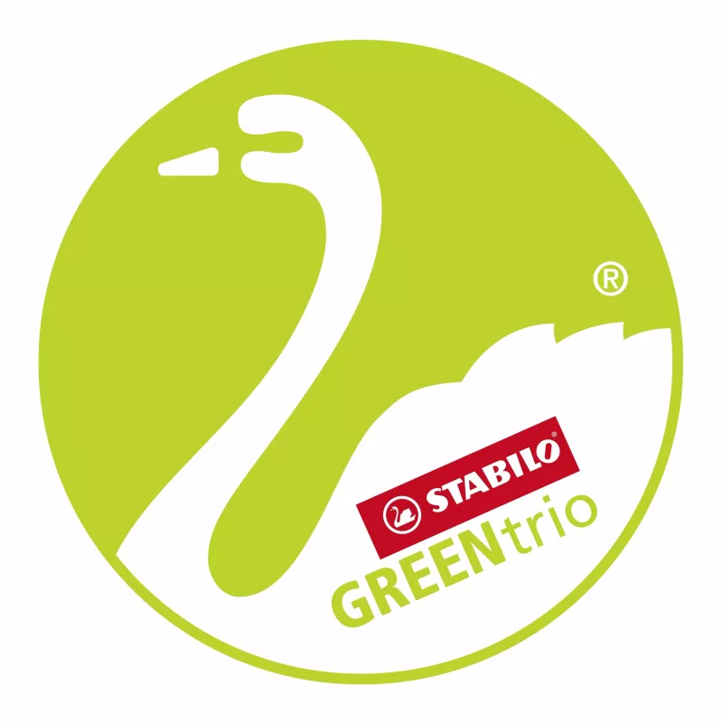 Lápis de cor STABILO GREENtrio - cores sortidas - pack de 12