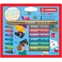Marcadores STABILO Trio DECO, cores vivas (pack de 8)