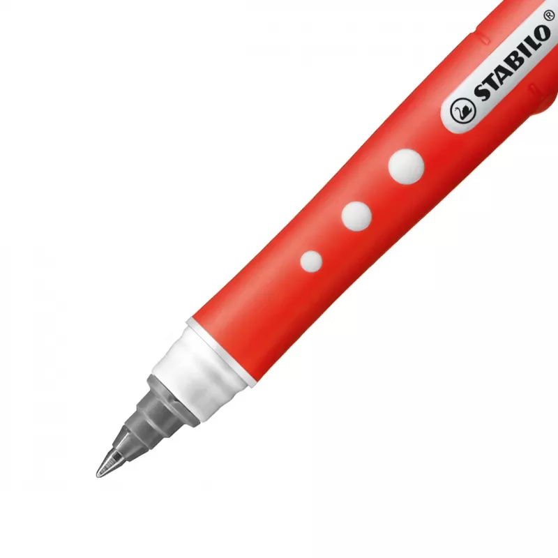 Caneta de gel STABILO worker colorful - vermelho - 0,5 mm - ambidestra - pack de 10