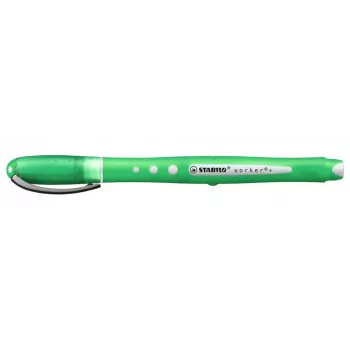 Caneta STABILO Worker Colorful verde 0,5 mm ambidestra pack de 10