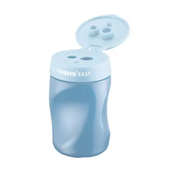 Afia-lápis manual STABILO Easy - azul - destros