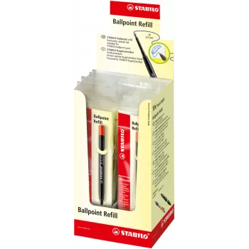Caneta esferográfica STABILO COM4ball - vermelho - 1 unidade