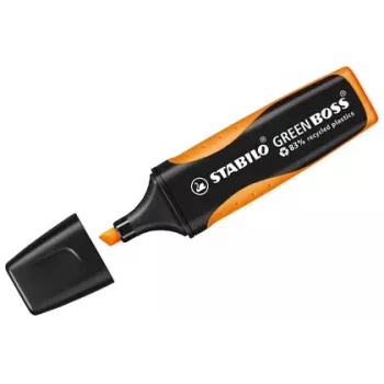 Marcador STABILO GREEN BOSS laranja 2-5 mm ponta biselada 1 unidade