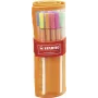 Conjunto de canetas fineliner STABILO point 88 - 20 cores diferentes, 0,4 mm
