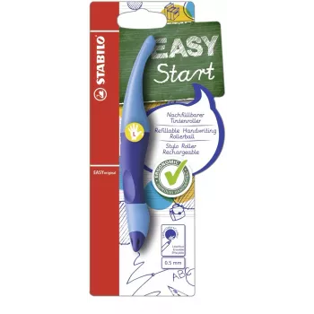 Caneta de gel STABILO EASYoriginal - azul - canhotos - blister - 1 unidade