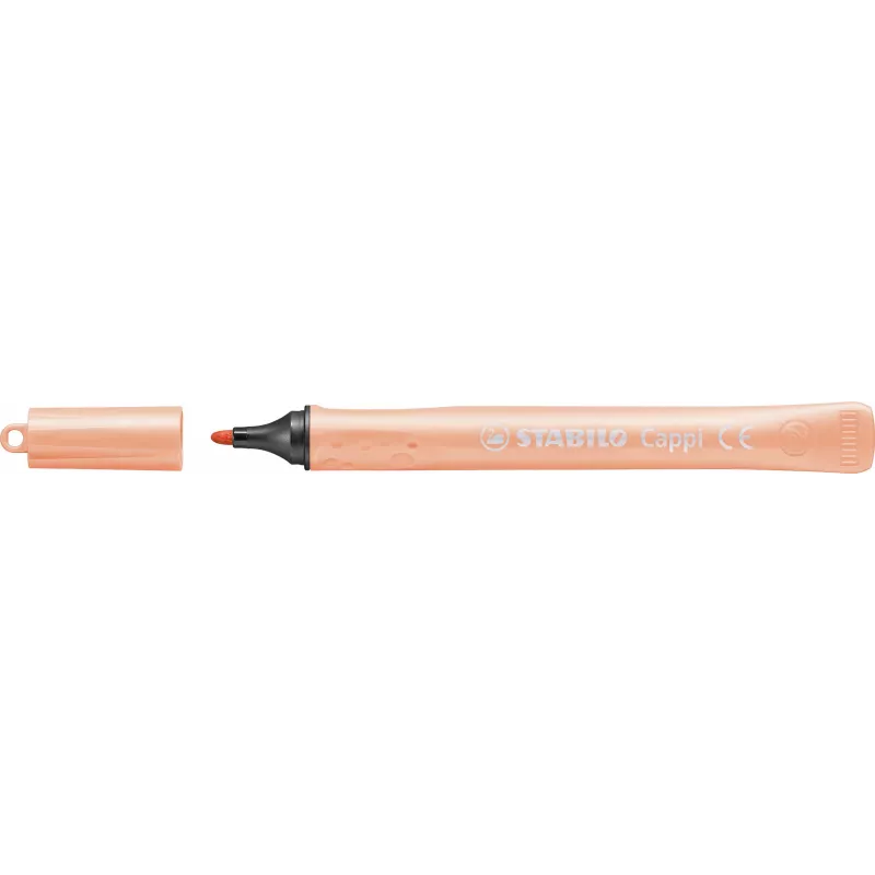 Marcadores STABILO Cappi - 24 cores vivas - ponta redonda 1 mm - tinta lavável