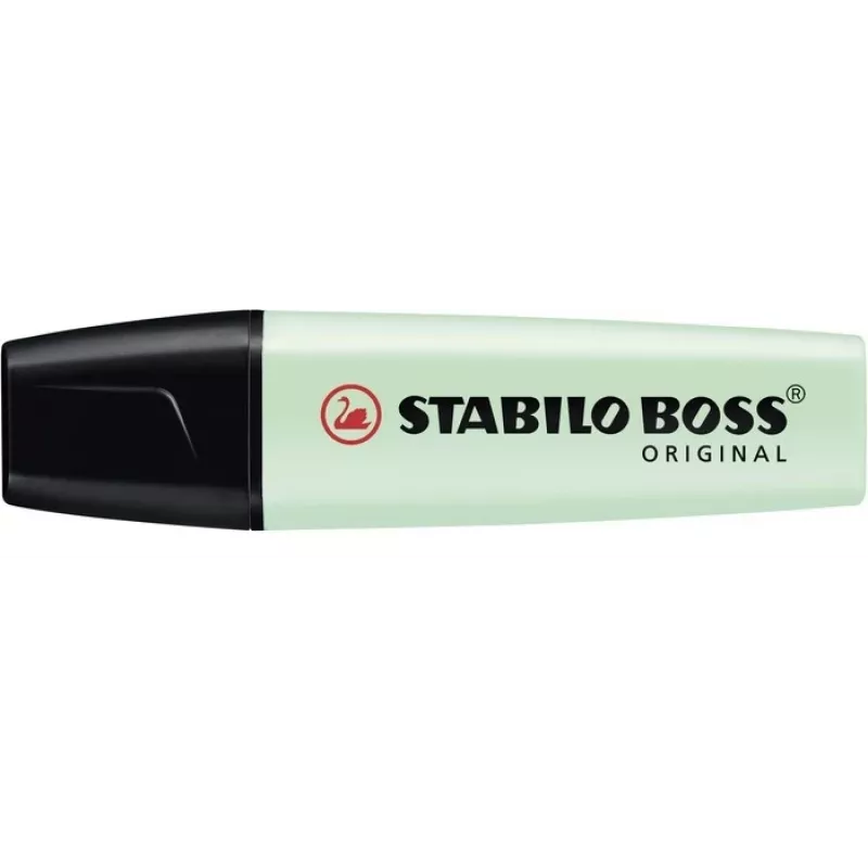 Marcador STABILO BOSS ORIGINAL - verde-menta - ponta biselada - 2 mm / 5 mm - tinta à base de água - 1 unidade