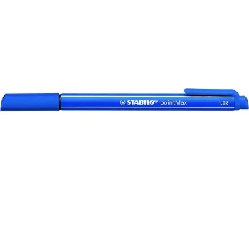 Caneta fineliner STABILO pointMax - azul ultramarino - médio 0,8 mm - redonda - tinta à base de água