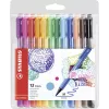 Conjunto de canetas fineliner STABILO pointMax - 0,8 mm - 12 cores diferentes