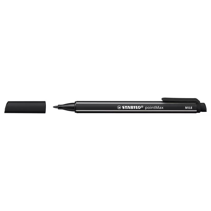 Conjunto de canetas fineliner STABILO pointMax - 0,8 mm - 12 cores diferentes