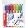 Conjunto de canetas fineliner STABILO pointMax - 24 cores diferentes - ponta de fibra 0,8 mm - tinta à base de água