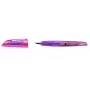 STABILO EASYbuddy caneta de tinta permanente - magenta / violeta - sistema de cartuchos - tinta azul-real - para destros e canhotos - 1 unidade