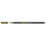 Marcador de fibra STABILO Pen 68 Metallic - dourado - 1 caneta