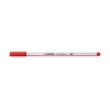 Caneta pincel STABILO Pen 68 Brush - média - vermelho - ponta de pincel flexível - tinta à base de água - Alemanha - adultos e crianças