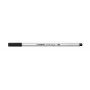 Caneta pincel STABILO Pen 68 Brush - média - preto - ponta de pincel - tinta à base de água - Alemanha - adultos e crianças