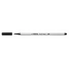 Caneta pincel STABILO Pen 68 Brush - média - preto - ponta de pincel - tinta à base de água - Alemanha - adultos e crianças