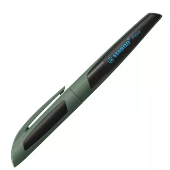 Caneta de tinta permanente STABILO Flow Sporty M ponta preto/verde-oliva