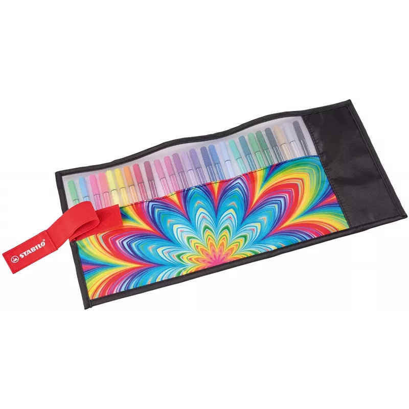 Conjunto de canetas de fibra STABILO Pen 68 ARTY, 25 unid., várias cores