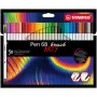 STABILO Pen 68 brush ARTY Edition conjunto de canetas pincel - 30 cores sortidas em estojo de cartão