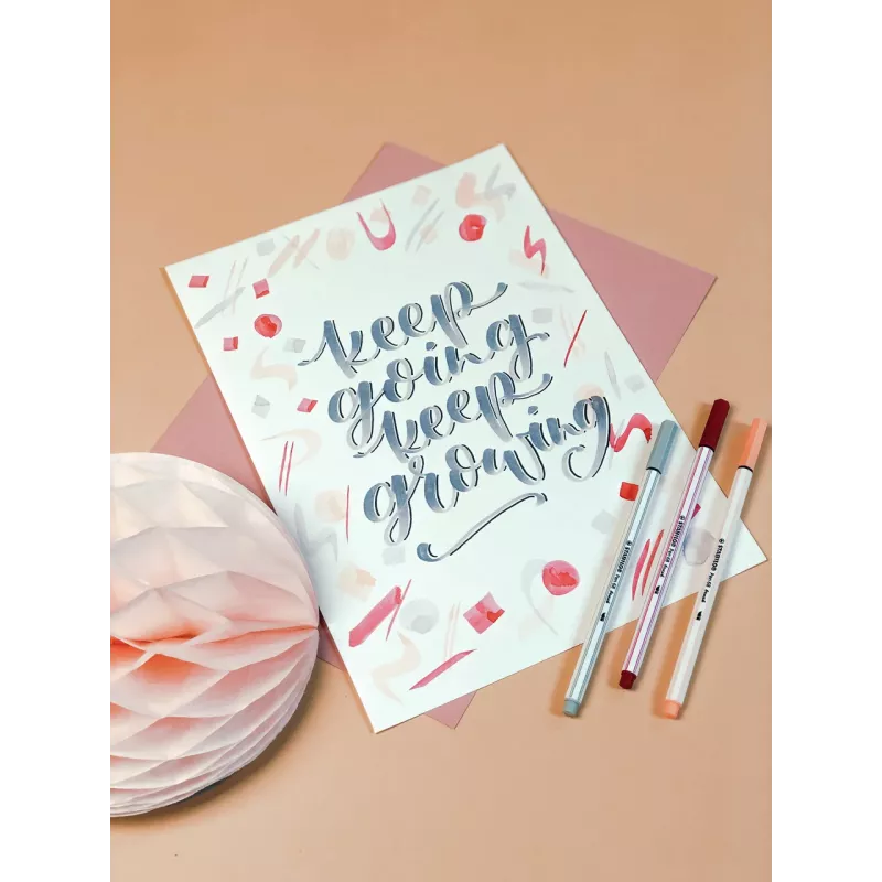 STABILO Pen 68 brush ARTY Edition conjunto de canetas pincel - 30 cores sortidas em estojo de cartão