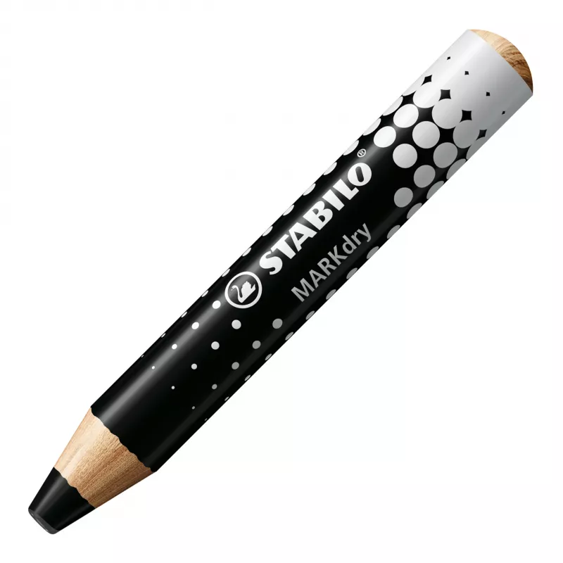 STABILO MARKdry marcador de quadro branco preto pack de 5