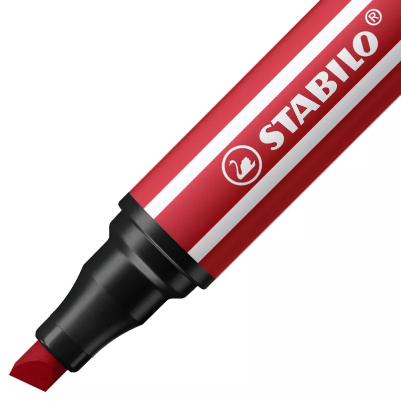 STABILO Pen 68 MAX estojo de 24 ARTY marcador de feltro com ponta chanfrada