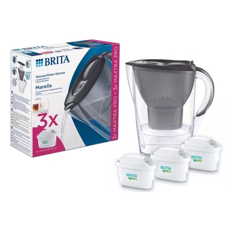 Jarra filtrante de água Brita Marella manual 2,4 L azul
