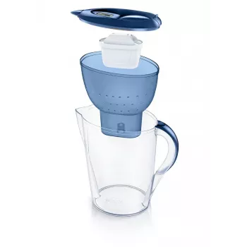 Jarra filtrante de água Brita Marella manual 2,4 L azul