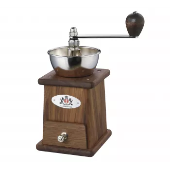 Moinho de café ZASSENHAUS Santos madeira de nogueira
